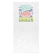 Broken Rules Bath Towel - Beyond T-shirts